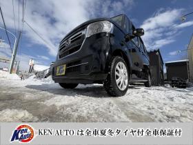 N-BOX　N-BOX 4WD L寒冷地仕様　管理車両　ワンオーナー　右パワースライドドアOP LED ＶＳＣ　ブレーキアシスト　８インチナビブルートゥース　純正エンジンスタート　シートヒーター　バイザー　ドラレコ付 4WD 660 5Dr