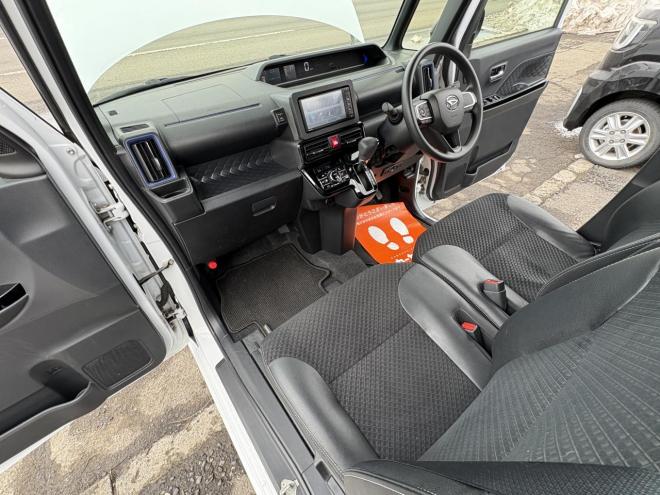 タントTANTO CUSTOM 4WD　X (禁煙車）ワンオーナー　寒冷地仕様　ワンタッチ両パワースライドドア　エンジンスタータ　ブルートースフルセブナビ　バックカメラ　ドラレコ　ハーフレザーシート　ETC　LED シートヒーター　夏タイヤ付　エンジンオイル交換 4WD 660 5Dr