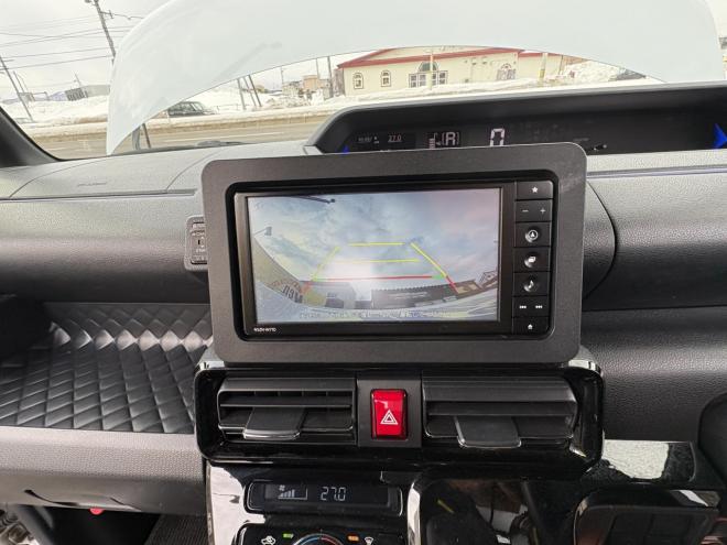 タントTANTO CUSTOM 4WD　X (禁煙車）ワンオーナー　寒冷地仕様　ワンタッチ両パワースライドドア　エンジンスタータ　ブルートースフルセブナビ　バックカメラ　ドラレコ　ハーフレザーシート　ETC　LED シートヒーター　夏タイヤ付　エンジンオイル交換 4WD 660 5Dr