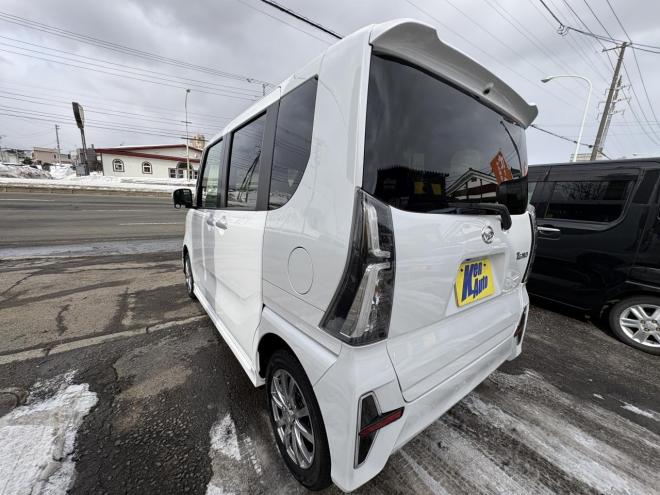 タントTANTO CUSTOM 4WD　X (禁煙車）ワンオーナー　寒冷地仕様　ワンタッチ両パワースライドドア　エンジンスタータ　ブルートースフルセブナビ　バックカメラ　ドラレコ　ハーフレザーシート　ETC　LED シートヒーター　夏タイヤ付　エンジンオイル交換 4WD 660 5Dr