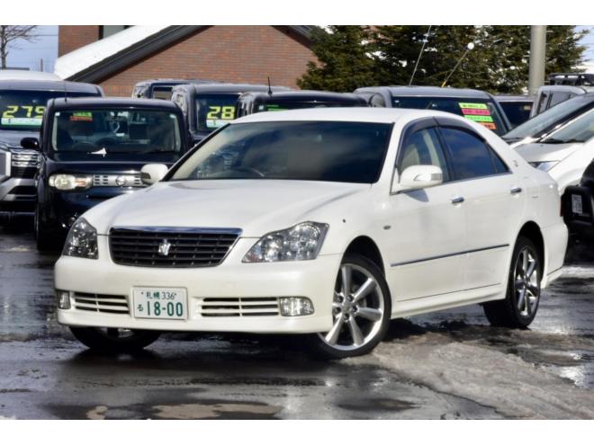 クラウンロイヤルエクストラQパッケージ　４ＷＤ　フルエアロ　アスリート用１８インチアルミ　シートカバー