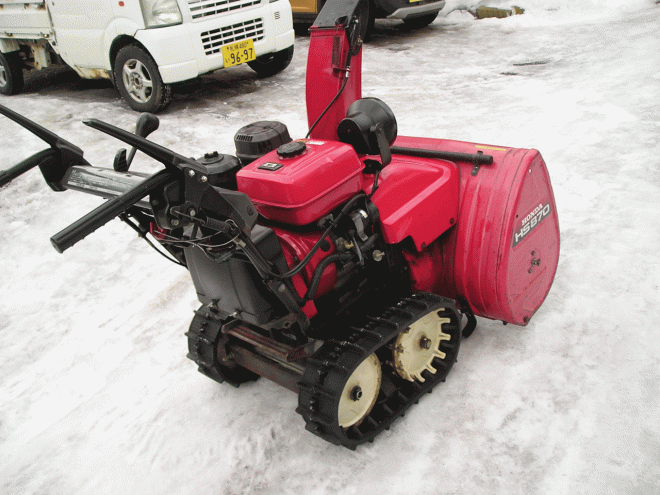 除雪機ホンダ　８馬力除雪機　ＨＳ－970　電動シューター　整備済み　即使用可