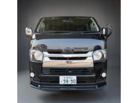 ハイエースバン　4型フェイス スーパーGL ディーゼルターボ 本州車寒冷地仕様 カロッツェリア8型ナビTVバックカメラ 両側スライドドア リアテーブルドリンクホルダー ベッドキット モデリスタフロントリップ LEDヘッドライト ヒッチメンバー 運転席レカロシート 20インチアルミタイヤ ヴァレンティーテールランプ 車検満タン 即乗りOK！ 4WD 3000 5Dr