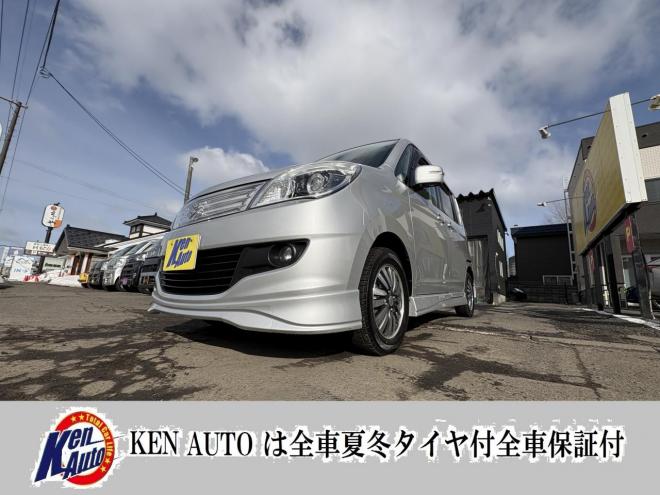 ソリオSORIO 4WD S　寒冷地仕様　両側パワースライドドア　HID ＶＳＣ　純正エアロ　リアスポ　Bluetoothフルセグナビ　バックカメラ　　エンジンスターター　アルミ　スタットレスＶＲＸ３　夏タイヤ付　エンジンオイル交換　禁煙車 4WD 1200 ５Dr