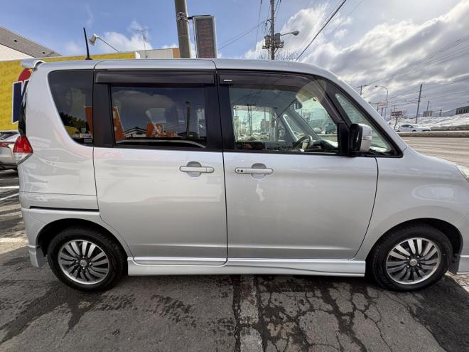 ソリオSORIO 4WD S　寒冷地仕様　両側パワースライドドア　HID ＶＳＣ　純正エアロ　リアスポ　Bluetoothフルセグナビ　バックカメラ　　エンジンスターター　アルミ　スタットレスＶＲＸ３　夏タイヤ付　エンジンオイル交換　禁煙車 4WD 1200 ５Dr