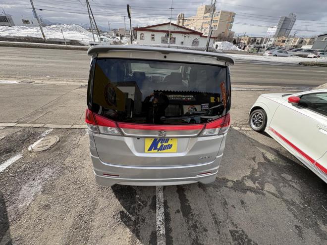 ソリオSORIO 4WD S　寒冷地仕様　両側パワースライドドア　HID ＶＳＣ　純正エアロ　リアスポ　Bluetoothフルセグナビ　バックカメラ　　エンジンスターター　アルミ　スタットレスＶＲＸ３　夏タイヤ付　エンジンオイル交換　禁煙車 4WD 1200 ５Dr