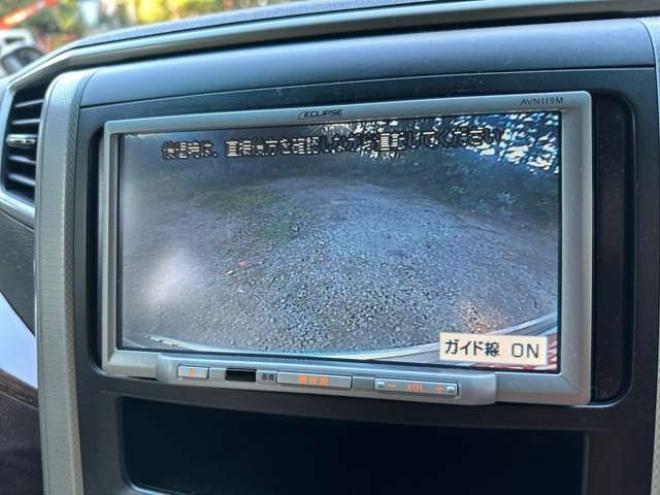 ヴェルファイア2.4 X 4WD　ワンオーナー　パワーウィンドウ　パワステ　社外ナビ　純正アルミ　ABS　キーレス　バックカメラ　左側電動スライドドア　ETC　ワイパーデアイサー 2400