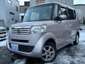 N-BOX　カスタムG Lパッケージ 4WD　左側パワースライドドア　SDナビ　　バックモニター　社外アルミホイール冬　社外アルミホイール夏　プッシュスタート　キーレスキー 660