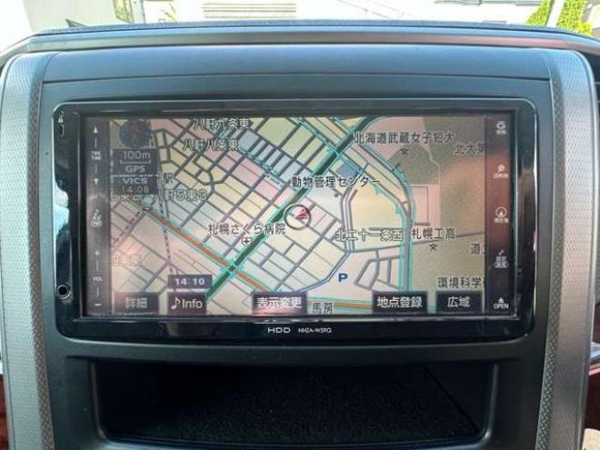 ヴェルファイア2.4 Z プラチナセレクション 4WD　両側パワースライドドア　HDDナビ　フルセグTV　バックモニター　プッシュスタート　横滑り防止装置　コーナーセンサー　パワーバックドア　純正アルミホイール　純正エンンジンスターター 2400