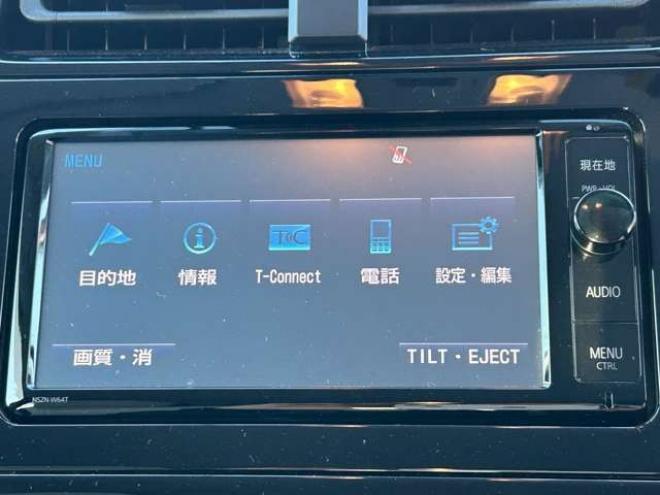 プリウス1.8 S E-Four 4WD　ナビ　TVバックモニター 1800