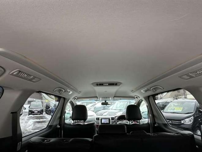 アルファード2.4 240S 4WD　片側パワースライドドア　社外ナビ　地デジ　ビルトインETC　横滑り防止装置　コーナーセンサー　社外19インチアルミホイール夏　プッシュスタート 2400