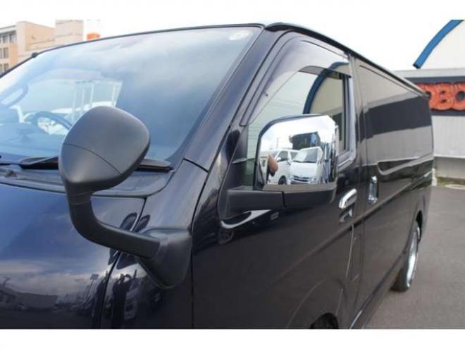 ハイエースバン2.8 スーパーGL ダークプライムII ロングボディ ディーゼルターボ 4WD　415COBRA　クリーンルック3Fスポ&BY2ボンネット&ステージ2ルーフスポ&バッドラッカーIII17インチAW&フラットベッドキット　ヨコハマPARADA17インチ　デジタルインナー　パノラマモニター　両側パワースライドドア 2800