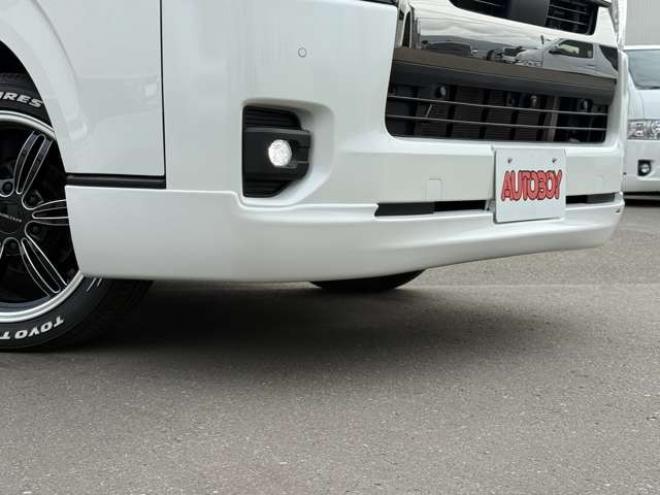 ハイエースバン2.8 スーパーGL ダークプライムII ロングボディ ディーゼルターボ 4WD　寒冷地仕様 ワンオーナー パノラミックビューモニター デジタルインナーミラー 415COBRA CL-3フロントリップ CL-2サイドステップ　CL-ステップリアバンパー　ステージ2　バッドラッカー18インチアルミ　トーヨーH30 2800