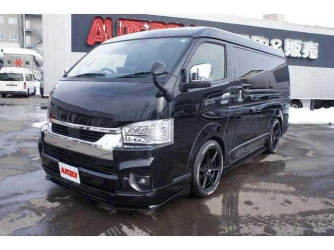 ハイエース2.7 GL ロング ファインテックツアラー 4WD　415COBRA　ファントムヘッドライトシステム&フェイスリフトキット&F/S/R/ルーフスポ/ボンネット/プレステージテールランプ&新作バッドラッカーHP-6　18インチAW　TOYO　H30　225/50R18 2700