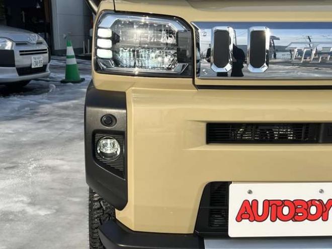 タフトGターボ クロム ベンチャー 4WD　スマートアシストプッシュスタート　エンジンスターター　純正オプションナビ　Bluetooth シートヒーター　追従クルコン　クラッツィオシートカバー　サンルーフ　ドライブレコーダー　新品ジオランダーマッドタイヤ 660