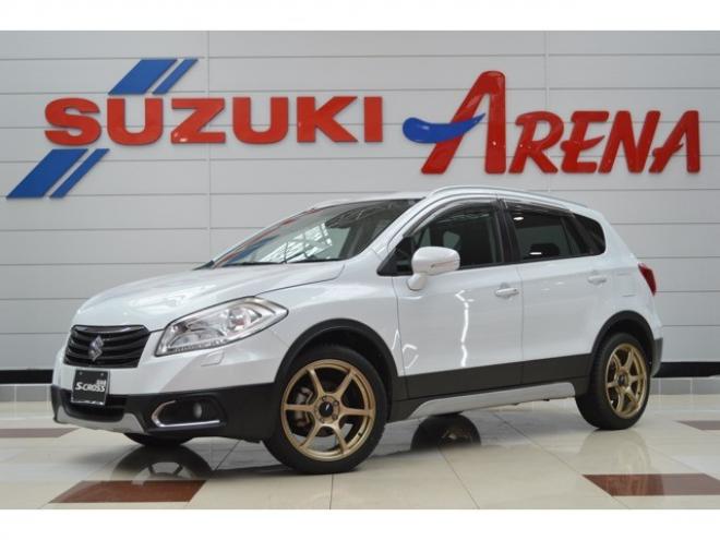 SX4S-CROSS 1.6 4WD　ワンオーナー車ALLGRIP4WD横滑り防止装置パドルシフト横滑り防止装置7インチワイドナビTVディスチャージヘッドライトETCクルーズコントロール社外18インチアルミ 1600