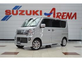 エブリィ　ワゴン PZターボスペシャル 4WD　ワンオーナー車4WDターボセーフティサポート搭載アイドリングストップ横滑り防止装置7インチナビTV両側オートスライドドアオートステップETCハイビームアシストLEDウッドコンビハンドルアイドリングストップ 660