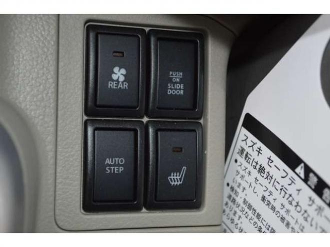 エブリィワゴン PZターボスペシャル 4WD　ワンオーナー車4WDターボセーフティサポート搭載アイドリングストップ横滑り防止装置7インチナビTV両側オートスライドドアオートステップETCハイビームアシストLEDウッドコンビハンドルアイドリングストップ 660