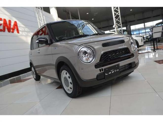 ラパンLC 660 ハイブリッド X 4WD　ハイブリット4WD全方位モニタ用カメラパッケージセーフティサポート搭載スズキコネクト対応機装着車ハイビームアシストLEDライト横滑り防止装置シートヒーター 登録済未使用車 660