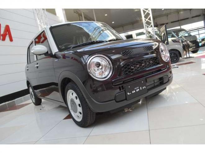 ラパンLC 660 ハイブリッド X 4WD　ハイブリット4WD全方位モニタ用カメラパッケージセーフティサポート搭載スズキコネクト対応機装着車ハイビームアシストLEDライト横滑り防止装置シートヒーター 登録済未使用車 660