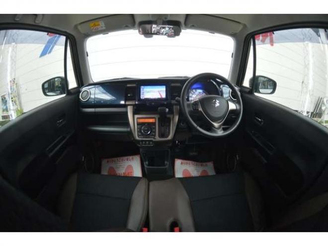 ハスラーJスタイルIII 4WD　ワンオーナー車Sエネチャージ4WDセーフティサポート搭載アイドリングストップ横滑り防止装置7インチワイドナビTVハーフレザーシートヒーターLEDライト 660