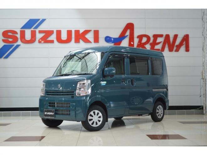 エブリィPC ハイルーフ 4WD　届出済未使用車ハイルーフCVTマチック4WDセーフティサポート搭載ハイビームアシスト付LEDライトCDステレオETCドライブレコーダー純正エンジンスターターシートヒーター 660