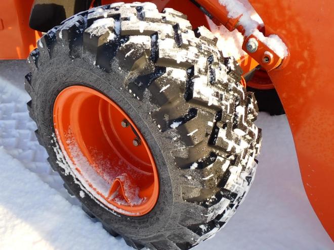 ホイールローダ195時間　スノータイヤ　恵庭ヤード