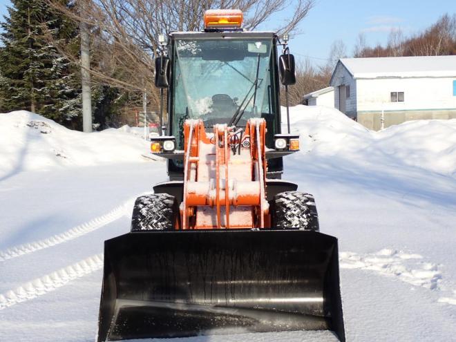 ホイールローダ195時間　スノータイヤ　恵庭ヤード