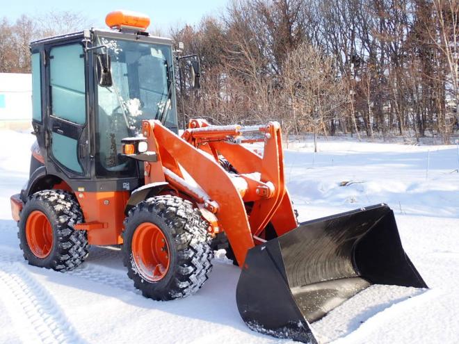 ホイールローダ195時間　スノータイヤ　恵庭ヤード