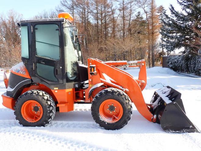 ホイールローダ195時間　スノータイヤ　恵庭ヤード