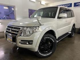 パジェロ　ロングエクシード　本州仕入　禁煙車　新品ＷＥＤＳキーラー１７ＡＷ＋新品ＴＯＹＯホワイトレタータイヤ　純正１７ＡＷ＋スタッドレスタイヤ付　新品ＪＡＯＳブラックマッドガード　カロッツェリアナビ　地デジ　Ｂｌｕｅｔｏｏｔｈ 4WD 3200 5Dr