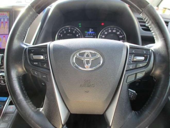 アルファード3.5 SA 4WD　TRDエアロ クリスタルアイLEDテール ダウンサス レザー調シートカバー アルパインナビ フリップダウン スピーカー  デジタルインナーミラー シュタイナー20インチ シーケンシャルウィンカー 3500