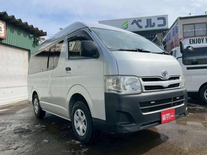 ハイエースバン3.0 DX ロング ハイルーフ ディーゼルターボ 4WD　エアコン　キーレスエントリー　パワステ　パワーウィンドウ　ABS　盗難防止装置　片側スライドドア 3000