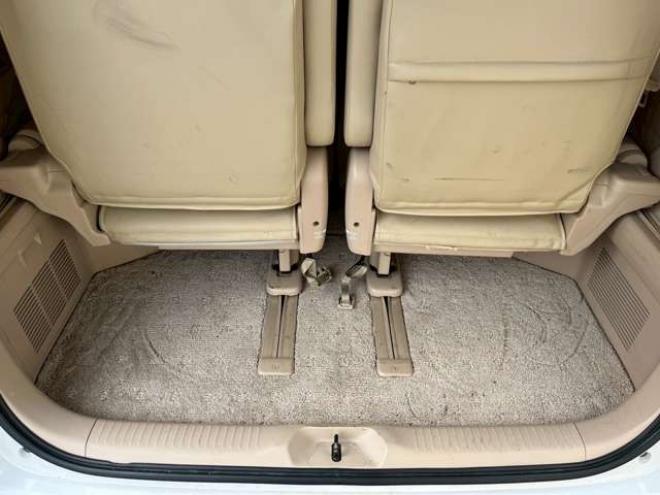 アルファード2.4 240X 4WD　モデリスタエアロ　車高調　ETC　後席モニター　両側電動スライドドア　社外エンジンスターター　パワステ　パワーウィンドウ　純正ナビ　純正アルミ　バックカメラ　キーレスエントリー　3列シート　ABS 2400