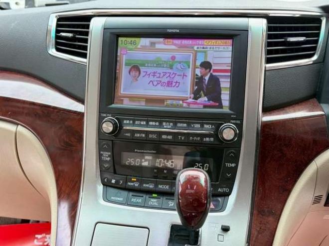 アルファード3.5 350G Lパッケージ 4WD　ETC　後席モニター　両側電動スライドドア　社外エンジンスターター　パワーウィンドウ　パワーバックドア　純正ナビ　　バックカメラ　キーレス　3列シート　ABS 電動シート　シートヒーター　パワステ 3500