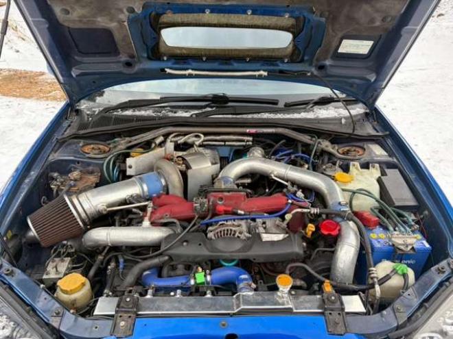 インプレッサSTI 2.0 WRX スペックC リミテッド 4WD　ETC パワーウィンドウ　社外ナビ　社外アルミホイール　ヴォルテックスアンダーカバー　GTウィング　社外フロントバンパー　ルーフエアインテーク 2000