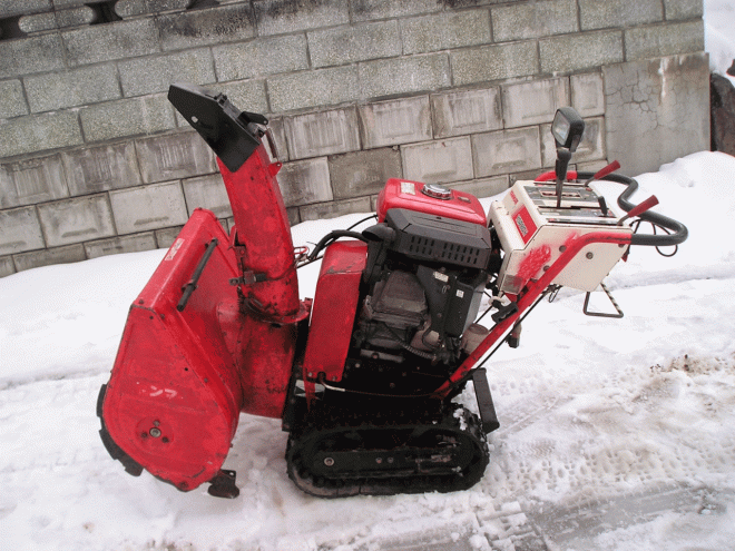 除雪機ヤンマー８馬力除雪機　ＹＳＲ－8Ｈ　整備済みバッテリー新品交換済み