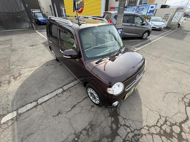 ミラココアMIRA 4WD COCOA+G　低走行　寒冷地仕様　地デジナビバッカメラ付　スマートキー　フォグランプ　アイドリングストップ　バイザー　全磨き済み　エンジンオイル交換　オイルエレメント交換 4WD 660 5Dr