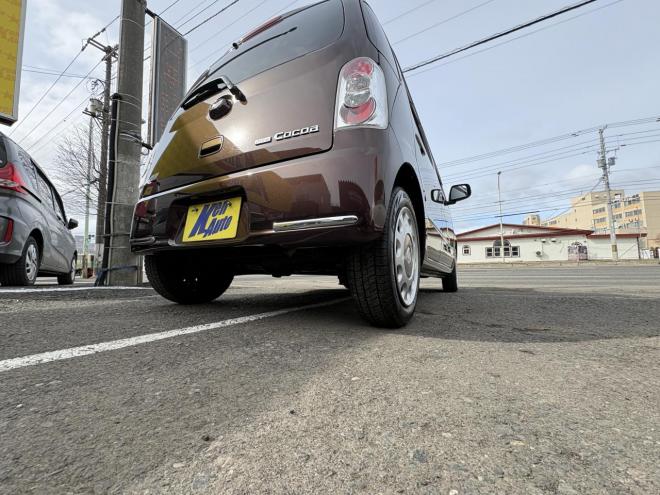 ミラココアMIRA 4WD COCOA+G　低走行　寒冷地仕様　地デジナビバッカメラ付　スマートキー　フォグランプ　アイドリングストップ　バイザー　全磨き済み　エンジンオイル交換　オイルエレメント交換 4WD 660 5Dr