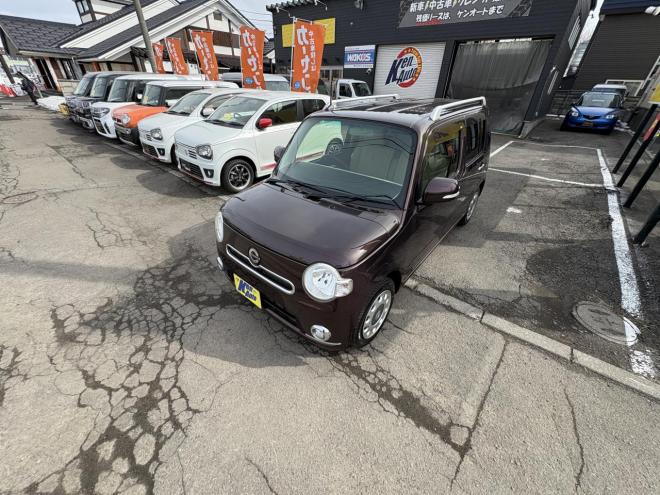 ミラココアMIRA 4WD COCOA+G　低走行　寒冷地仕様　地デジナビバッカメラ付　スマートキー　フォグランプ　アイドリングストップ　バイザー　全磨き済み　エンジンオイル交換　オイルエレメント交換 4WD 660 5Dr