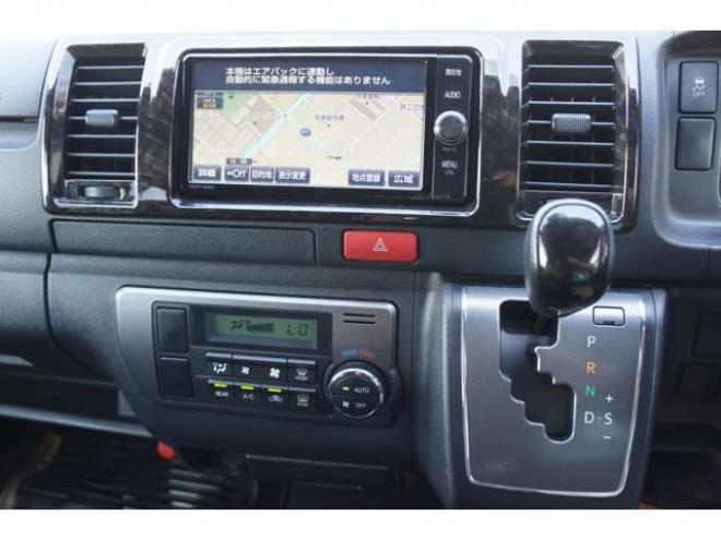 ハイエースバン2.8 スーパーGL ダークプライムII ロングボディ ディーゼルターボ 4WD　415COBRA　クリーンルック3 Fスポイラー&BY2Neoボンネット&ステージ2ルーフスポイラー&バッドラッカー17インチAW&フラットベッドキット　ヨコハマPARADA215/60R17　両側パワースライドドア　デジタルインナー 2800