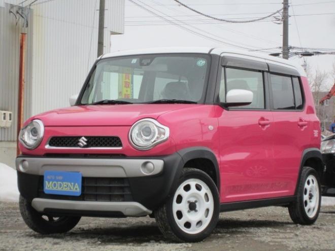 ハスラーG 4WD　ツートンルーフ 1オーナー車 レーダーブレーキサポート スマートキー プッシュスタート シート&ミラーヒーター 社外ナビ  BIuetooth ドアバイザー プライバシーガラス 記録簿 1年保証 660