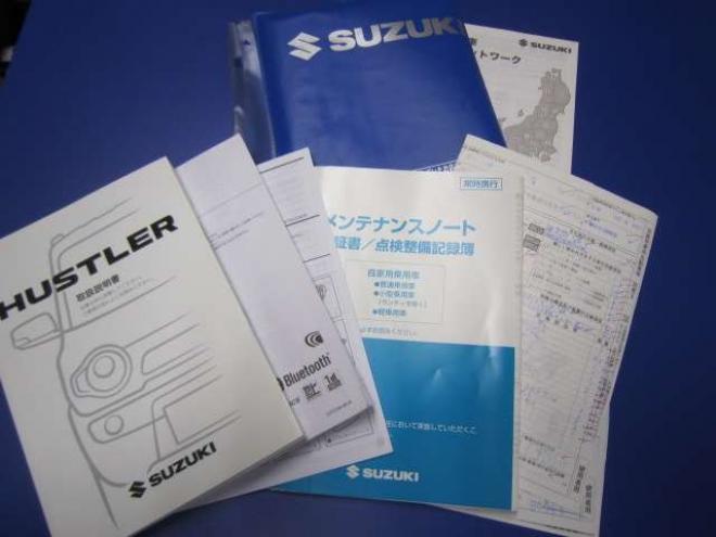 ハスラーG 4WD　ツートンルーフ 1オーナー車 レーダーブレーキサポート スマートキー プッシュスタート シート&ミラーヒーター 社外ナビ  BIuetooth ドアバイザー プライバシーガラス 記録簿 1年保証 660