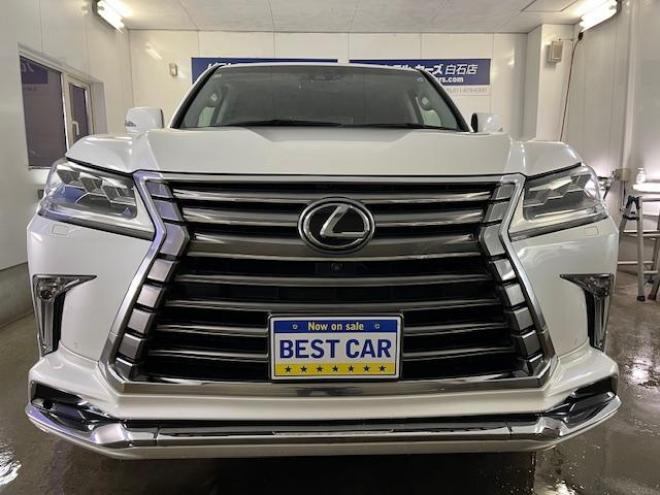 レクサスＬＸ５７０　寒冷地仕様　禁煙車　ＷＡＬＤ２２インチＡＷ　レクサスセーフティプラス　マークレビンソン　モデリスタスポイラー　純正ブラックレザーシート　社外１８インチＡＷ＋スタッドレスタイヤ付　パノラミックビュー 4WD 5700 5Dr