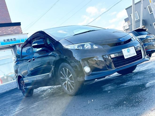 エスティマハイブリッドハイブリッド2.4アエラス プレミアムED 4WD　ローンが不安な方＜優遇ローン＞　本州仕入　ナビTV　純正8型ナビ　後席モニター 4WD 2400 5Dr