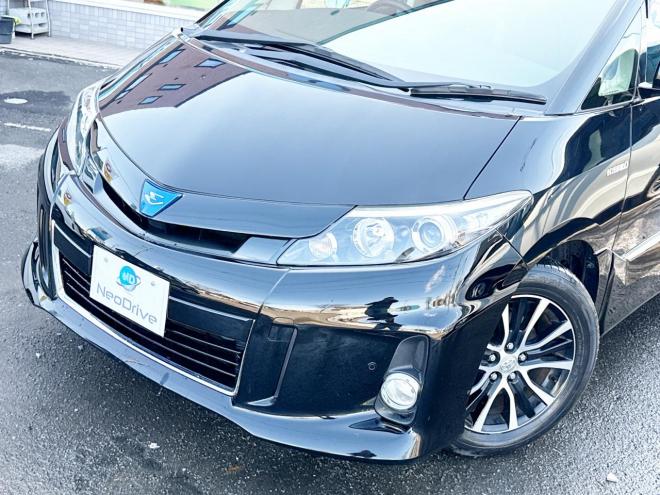 エスティマハイブリッドハイブリッド2.4アエラス プレミアムED 4WD　ローンが不安な方＜優遇ローン＞　本州仕入　ナビTV　純正8型ナビ　後席モニター 4WD 2400 5Dr