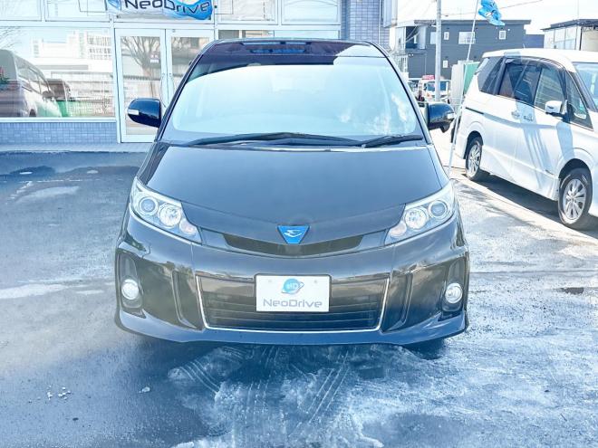 エスティマハイブリッドハイブリッド2.4アエラス プレミアムED 4WD　ローンが不安な方＜優遇ローン＞　本州仕入　ナビTV　純正8型ナビ　後席モニター 4WD 2400 5Dr