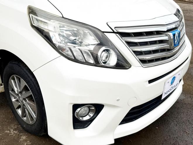 アルファードハイブリッドハイブリッド2.4SR 4WD　ローンが不安な方＜優遇ローン＞　本州仕入 ダブルサンルーフ　純正SDナビTV　両側パワースライド 4WD 2400 5Dr