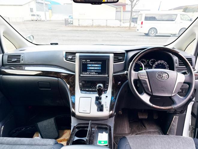 アルファードハイブリッドハイブリッド2.4SR 4WD　ローンが不安な方＜優遇ローン＞　本州仕入 ダブルサンルーフ　純正SDナビTV　両側パワースライド 4WD 2400 5Dr