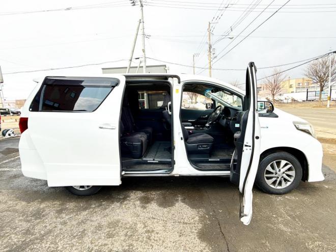 アルファードハイブリッドハイブリッド2.4SR 4WD　ローンが不安な方＜優遇ローン＞　本州仕入 ダブルサンルーフ　純正SDナビTV　両側パワースライド 4WD 2400 5Dr